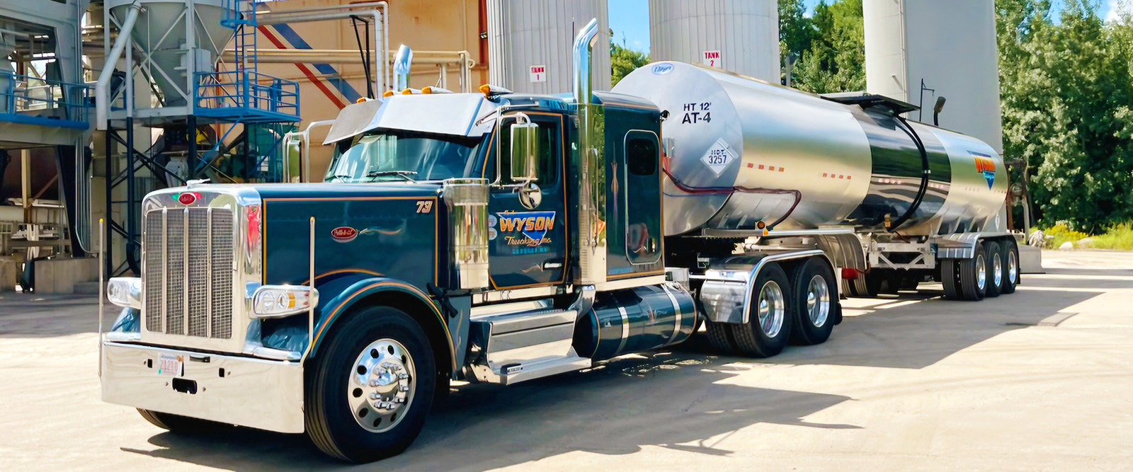 Wyson Trucking Asphalt Propane Trailer
